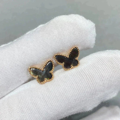 [ELAN LUXE]BUTTERFLY DARK MOP  EARRINGS