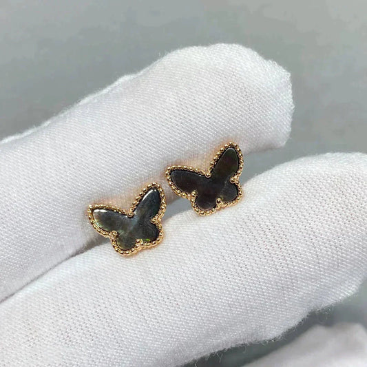 [ELAN LUXE]BUTTERFLY DARK MOP  EARRINGS