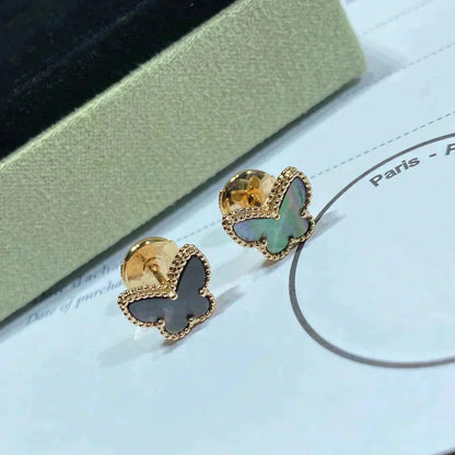 [ELAN LUXE]BUTTERFLY DARK MOP  EARRINGS