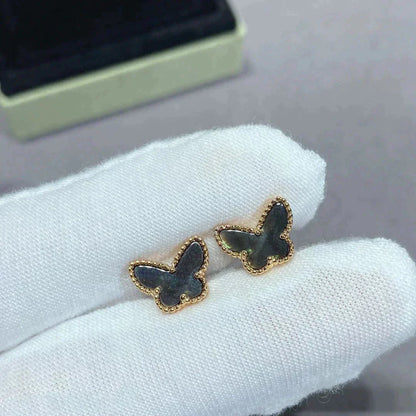 [ELAN LUXE]BUTTERFLY DARK MOP  EARRINGS