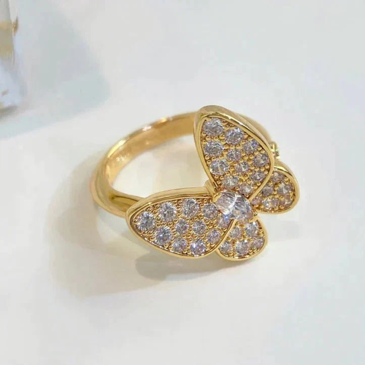 [ELAN LUXE]BUTTERFLY DIAMOND RING