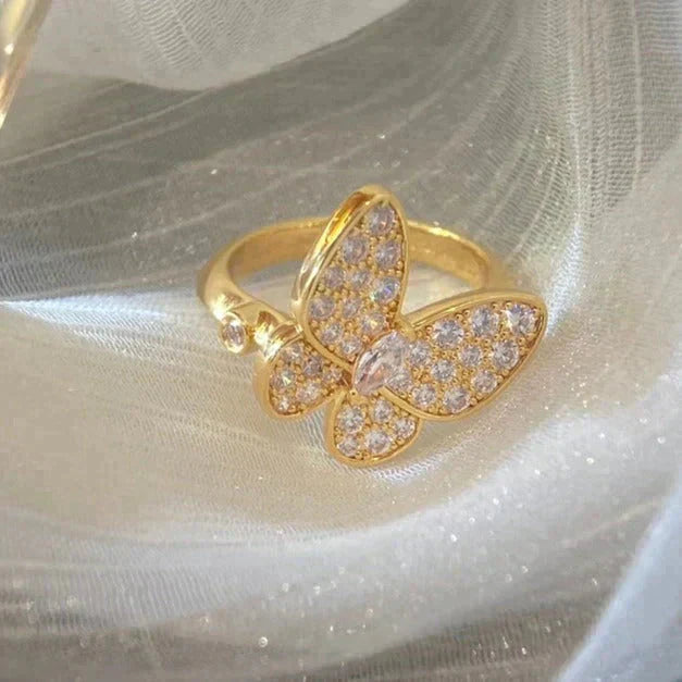[ELAN LUXE]BUTTERFLY DIAMOND RING