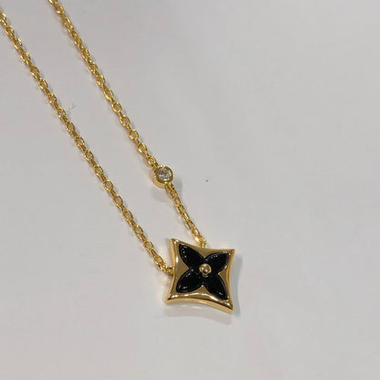 [ELAN LUXE]STAR BLACK MOP NECKLACE