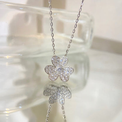 [ELAN LUXE]FLOWER DIAMOND NECKLACE