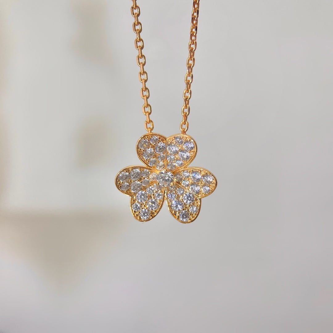 [ELAN LUXE]FLOWER DIAMOND NECKLACE