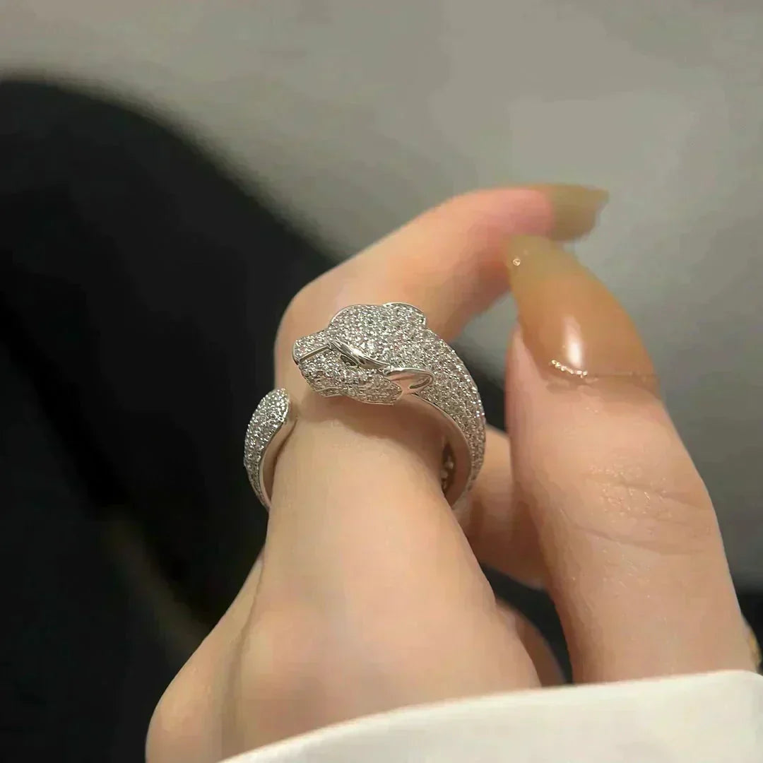 [ELAN LUXE]PANTHERE 5.5MM ALL DIAMOND RING