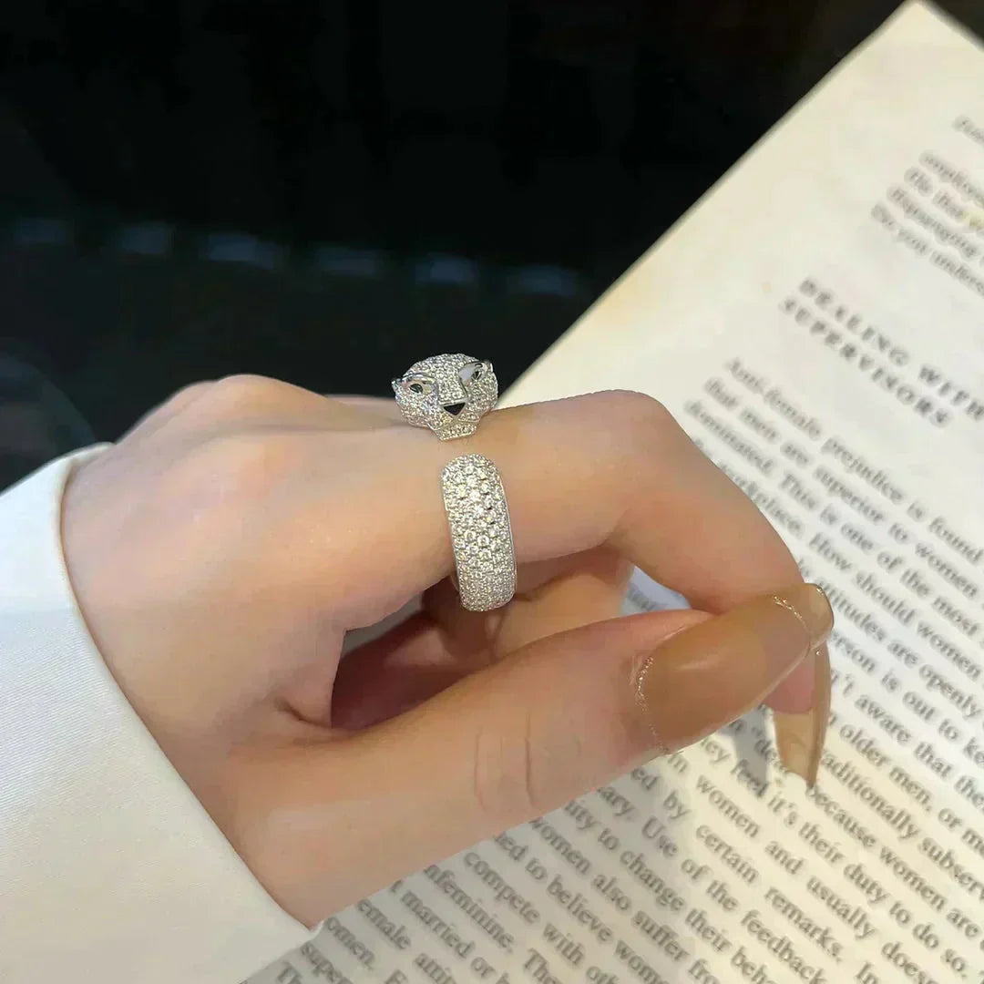 [ELAN LUXE]PANTHERE 5.5MM ALL DIAMOND RING