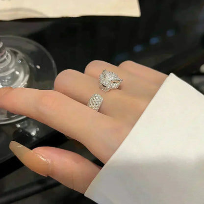 [ELAN LUXE]PANTHERE 5.5MM ALL DIAMOND RING