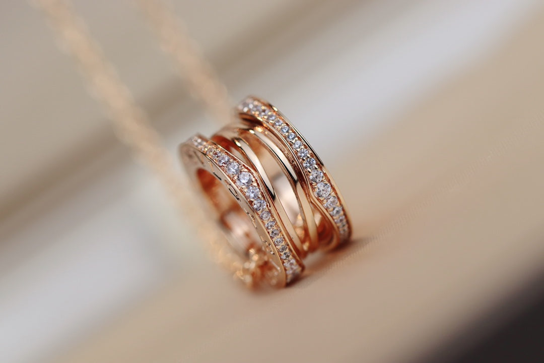 [ELAN LUXE]ZERO 1 PINK GOLD NECKLACE