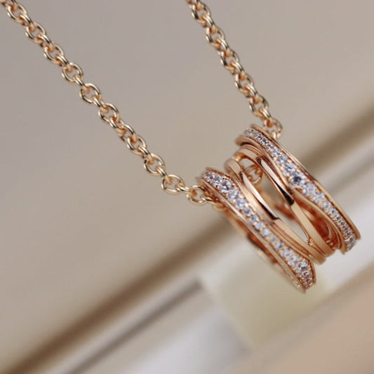 [ELAN LUXE]ZERO 1 PINK GOLD NECKLACE