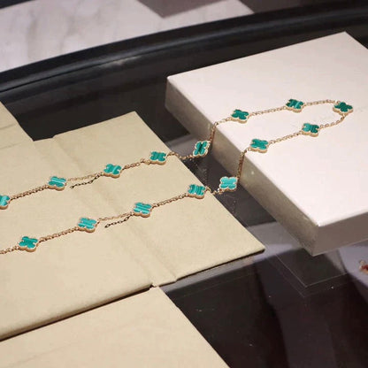 [ELAN LUXE]CLOVER 20 MOTIFS MALACHITE GOLD
