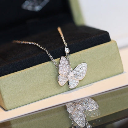 [ELAN LUXE]BUTTERFLY DIAMOND NECKLACE