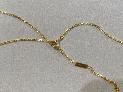 [ELAN LUXE]CLOVER 25MM NECKLACE GOLD CARNELIAN