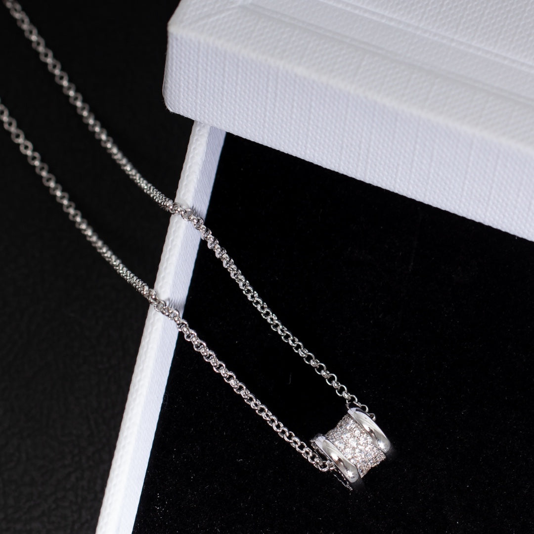 [ELAN LUXE]ZERO 1 SILVER DIAMOND NECKLACE