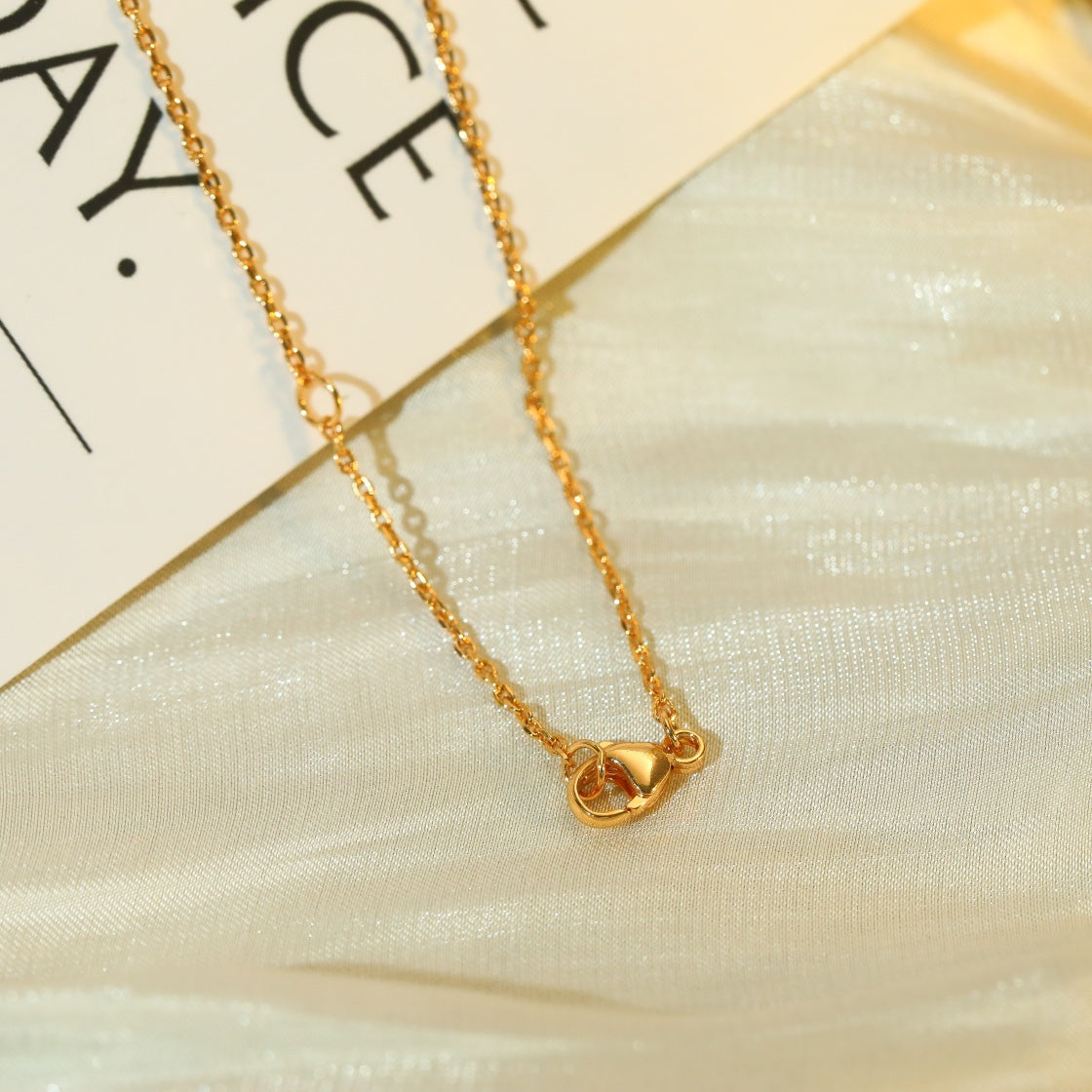 [ELAN LUXE]VOLT SILVER DIAMOND PEDANT NECKLACE