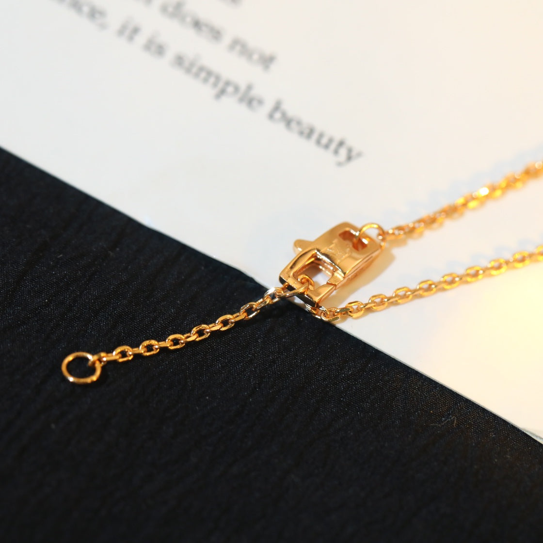 [ELAN LUXE]STAR AND SUN DIAMOND PINK GOLD NECKLACE