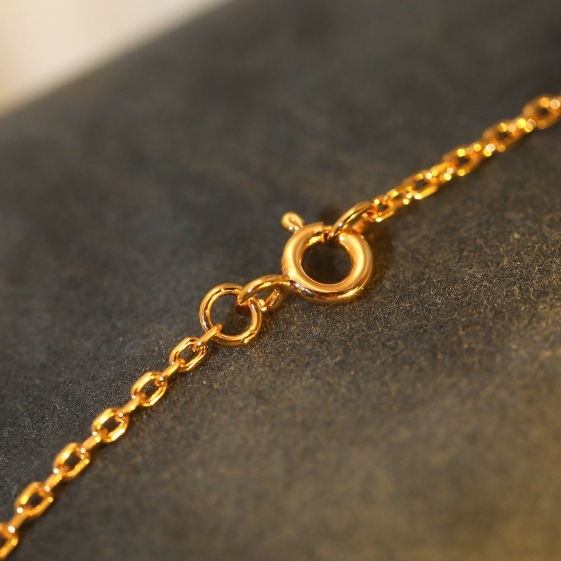 [ELAN LUXE]SUN PEDANT PINK GOLD 1 DIAMOND NECKLACE
