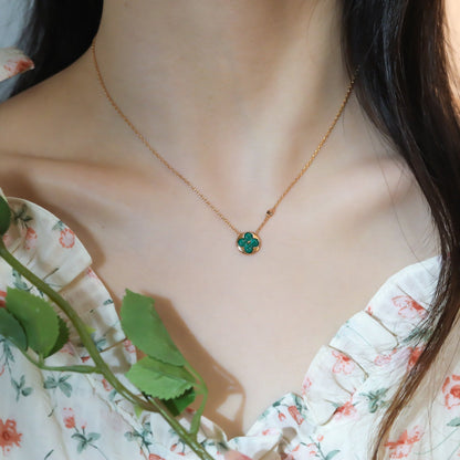 [ELAN LUXE]SUN PEDANT PINK GOLD 1 DIAMOND NECKLACE