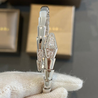 [ELAN LUXE]SERPENTI BRACELET DIAMONDS SILVER