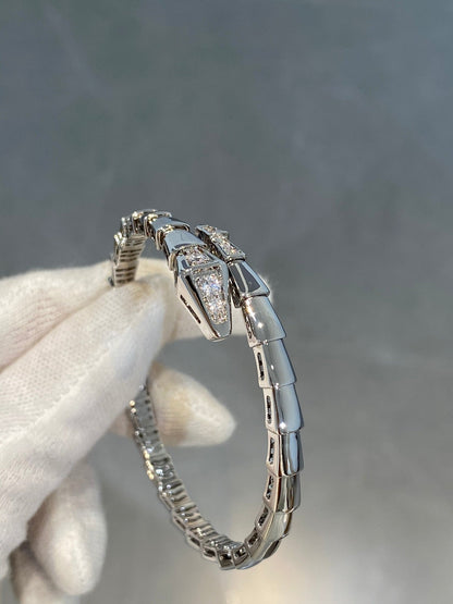 [ELAN LUXE]SERPENTI BRACELET DIAMONDS SILVER