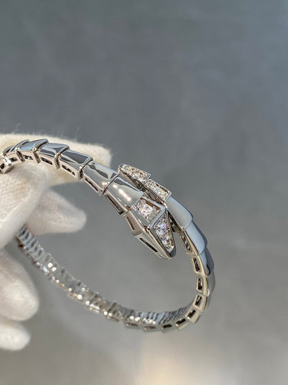 [ELAN LUXE]SERPENTI BRACELET DIAMONDS SILVER