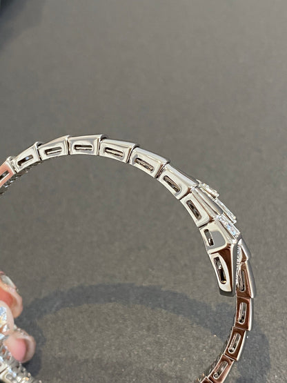 [ELAN LUXE]SERPENTI BRACELET DIAMONDS SILVER