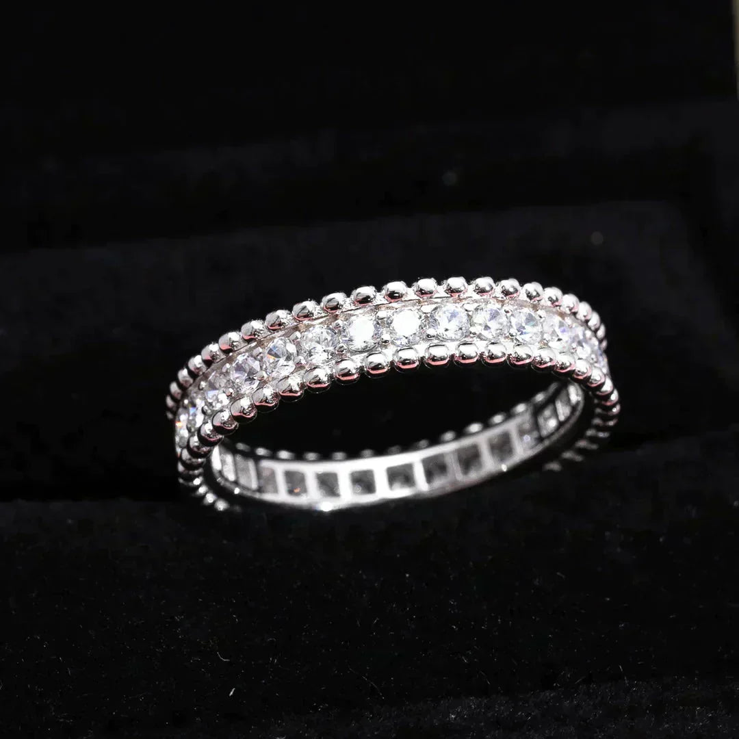 [ELAN LUXE]PERLEE DIAMOND SILVER RING