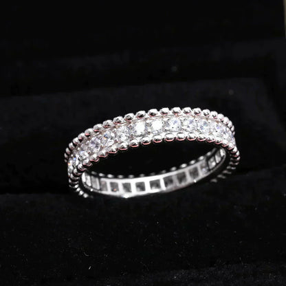[ELAN LUXE]PERLEE DIAMOND SILVER RING