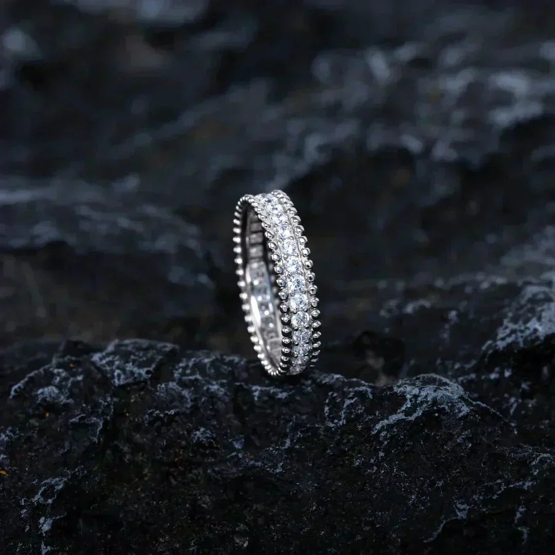 [ELAN LUXE]PERLEE DIAMOND SILVER RING