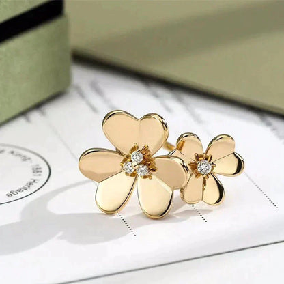 [ELAN LUXE]CLOVER COMOS GOLD DIAMOND RING