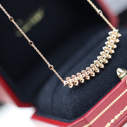 [ELAN LUXE]CLASH PINK GOLD NECKLACE