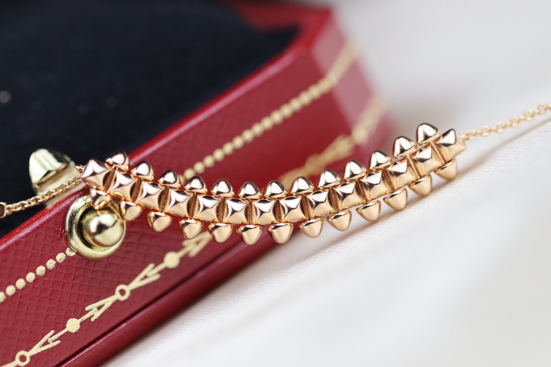 [ELAN LUXE]CLASH PINK GOLD NECKLACE