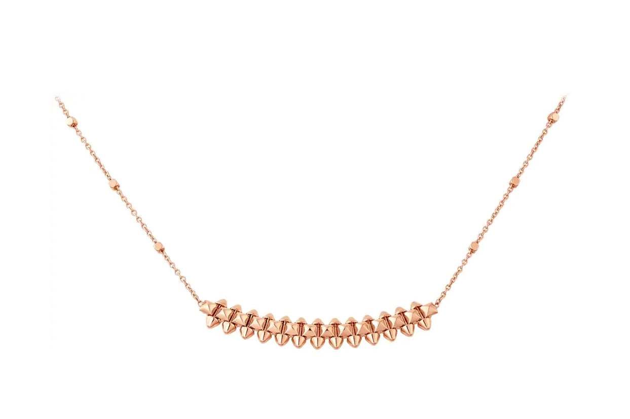 [ELAN LUXE]CLASH PINK GOLD NECKLACE