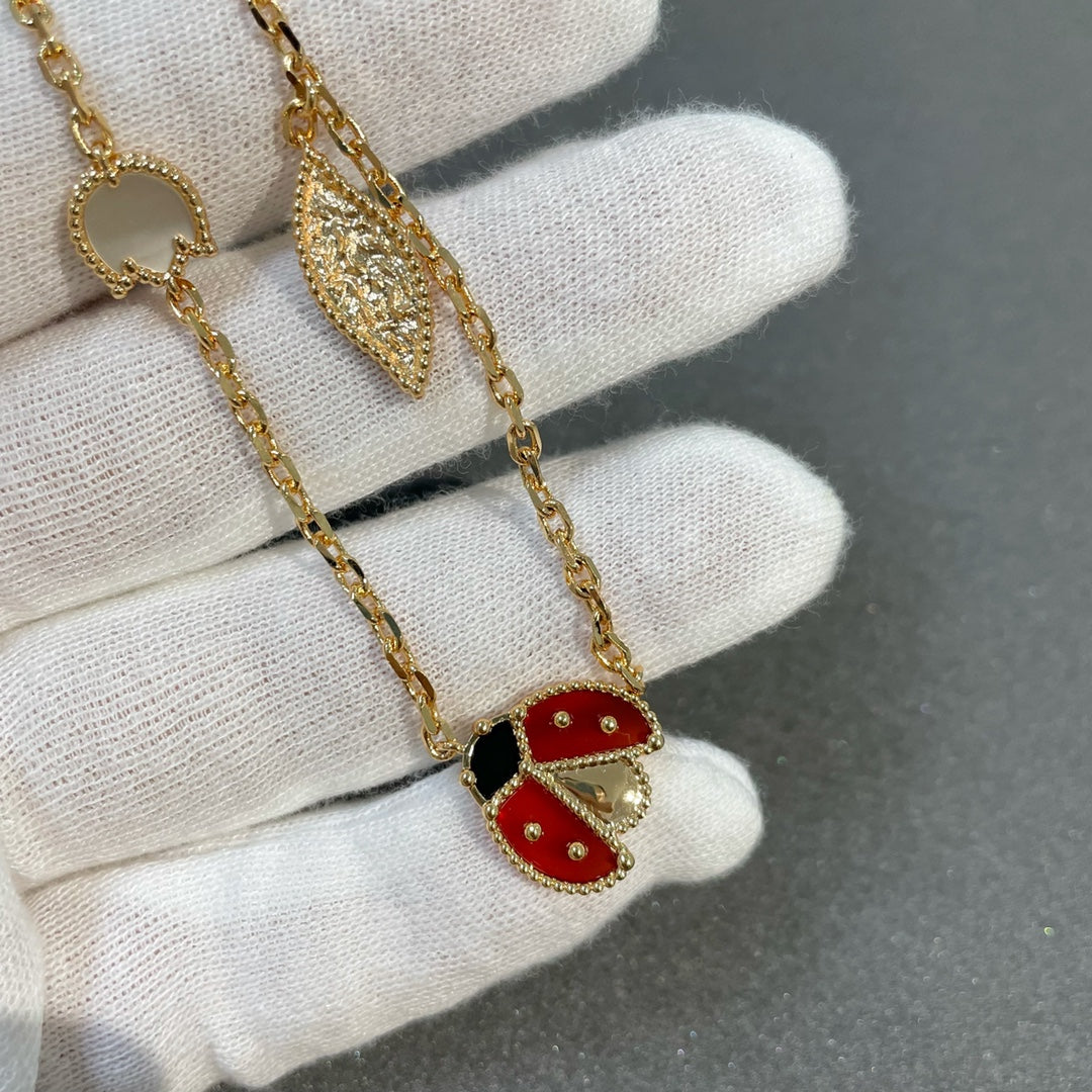 [ELAN LUXE]LUCKY SPRING 15 MOTIFS GOLD NECKLACE