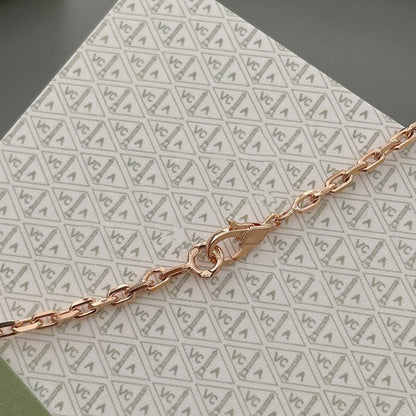 [ELAN LUXE]LUCKY SPRING 15 MOTIFS ROSE GOLD NECKLACE