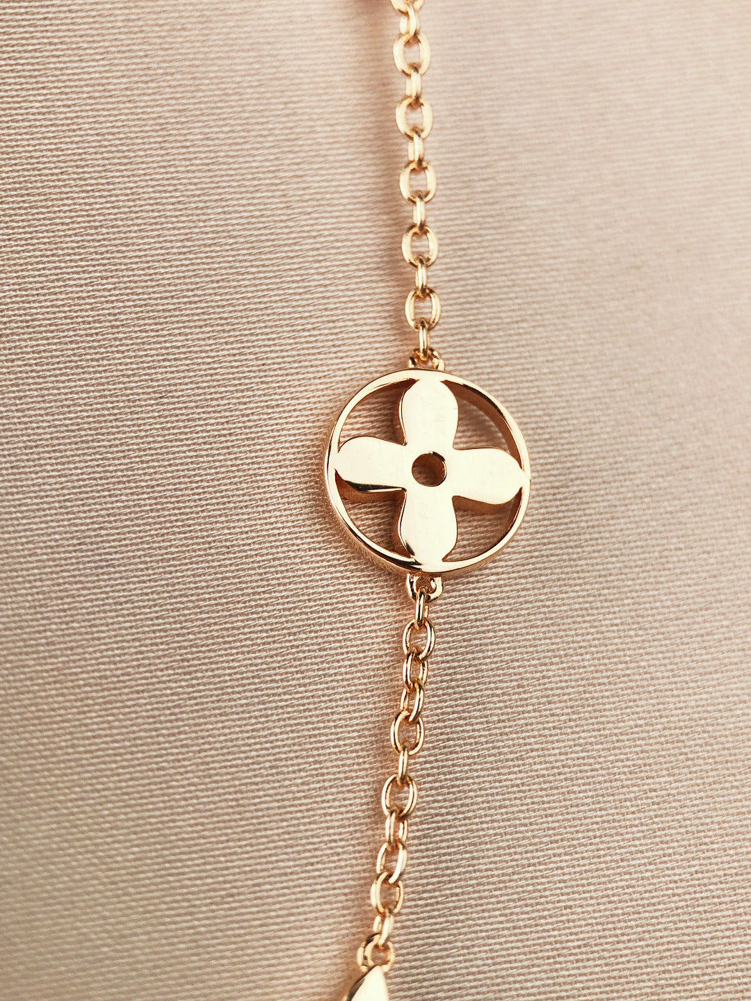 [ELAN LUXE]STAR AND SUN 7 MOTIFS GOLD BRACELET