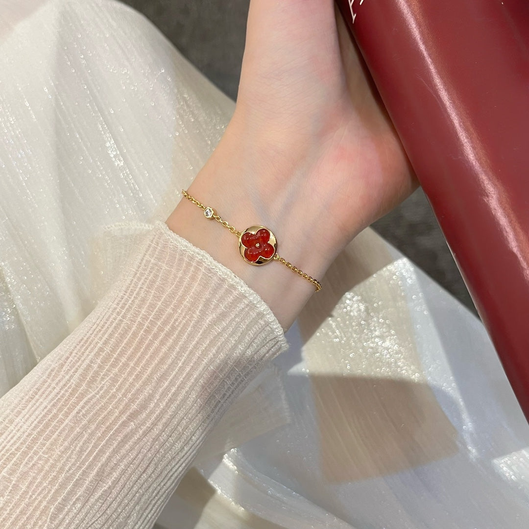 [ELAN LUXE]SUN PEDANT CARNELIAN BRACELET