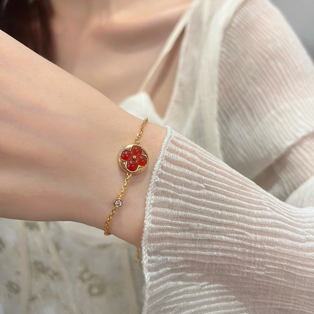 [ELAN LUXE]SUN PEDANT CARNELIAN BRACELET