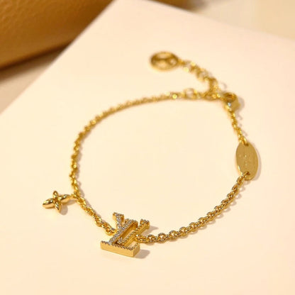 [ELAN LUXE]LOGO STAR MOTIF GOLD BRACELET