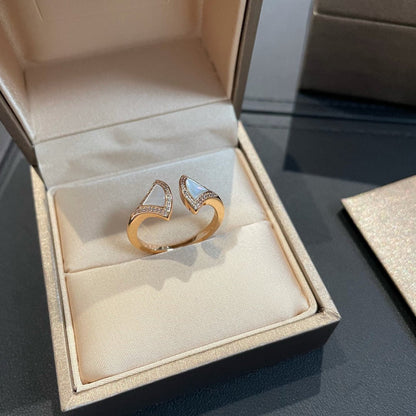 [ELAN LUXE]DREAM MOP DIAMOND OPEN RING