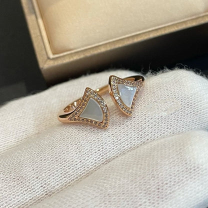 [ELAN LUXE]DREAM MOP DIAMOND OPEN RING