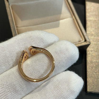 [ELAN LUXE]DREAM MOP DIAMOND OPEN RING