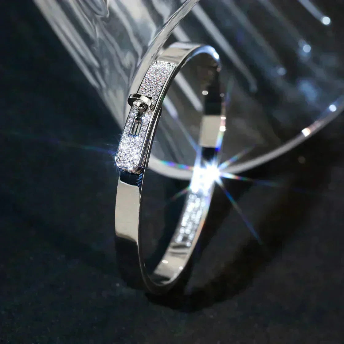 [ELAN LUXE]KELLY SILVER DIAMOND BRACELET