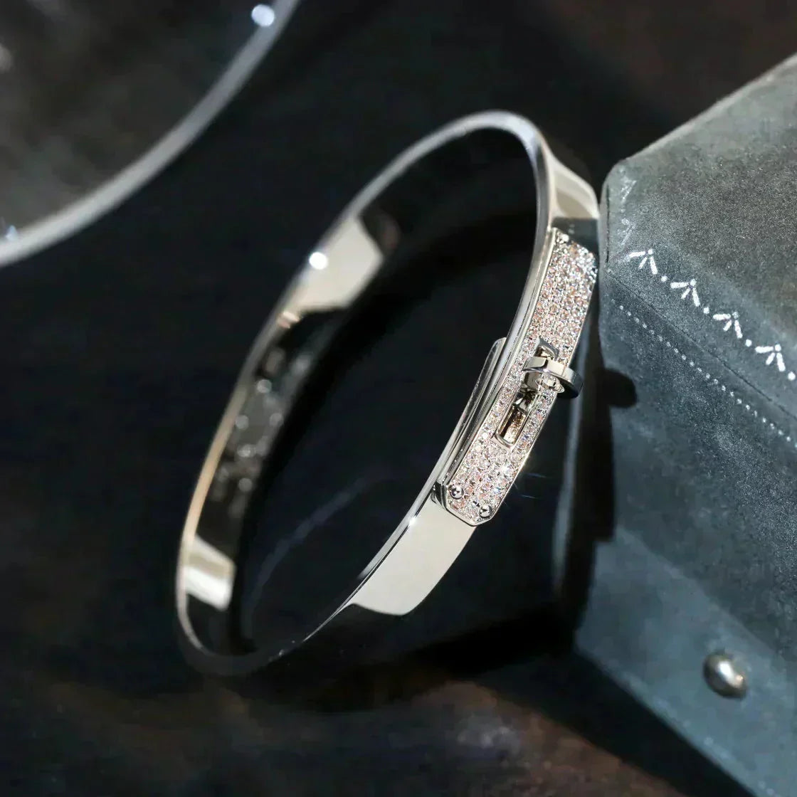 [ELAN LUXE]KELLY SILVER DIAMOND BRACELET