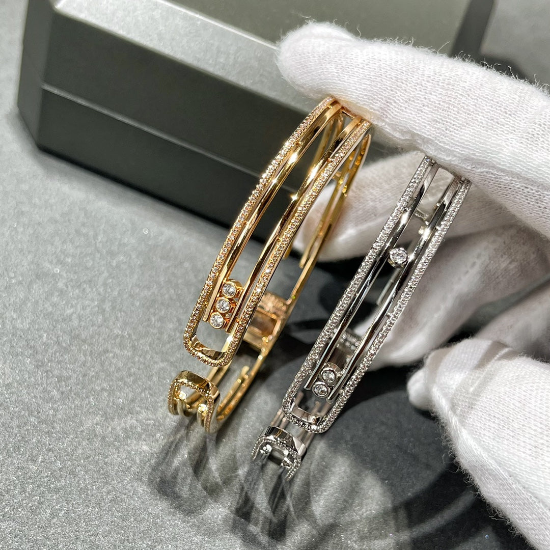 [ELAN LUXE]MOVE 10TH PAVED DIAMOND BRACELET