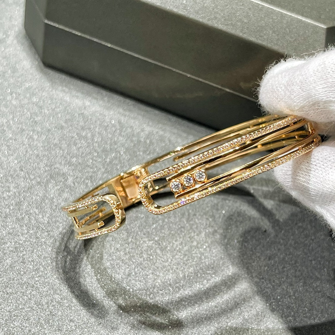 [ELAN LUXE]MOVE 10TH PAVED DIAMOND BRACELET