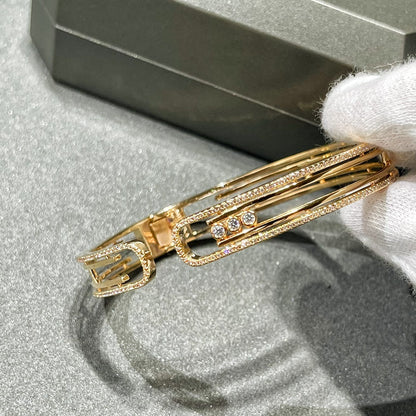 [ELAN LUXE]MOVE 10TH PAVED DIAMOND BRACELET