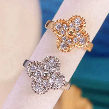 [ELAN LUXE]CLOVER DIAMOND RING