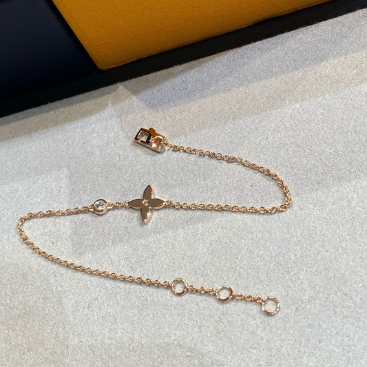 [ELAN LUXE]STAR DIAMOND PINK GOLD BRACELET