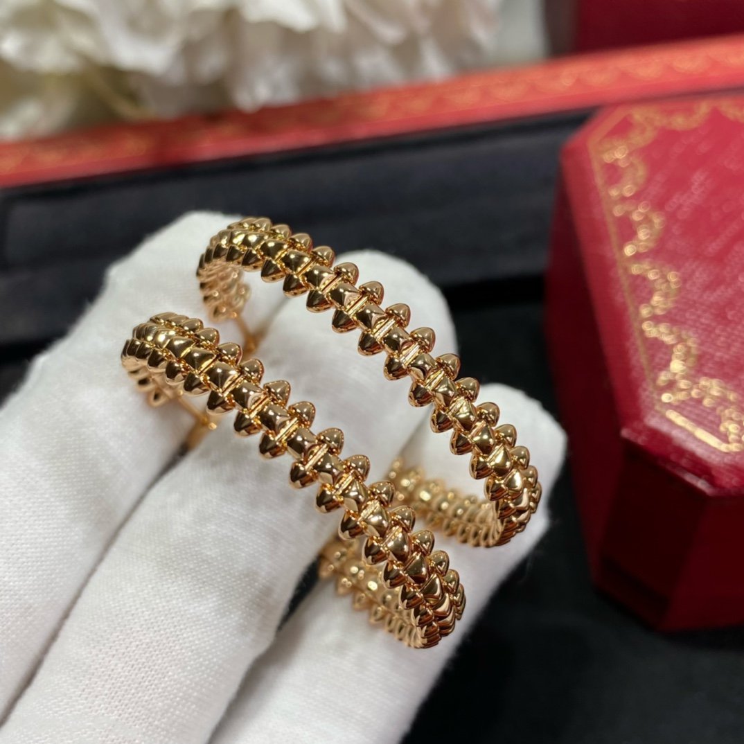 [ELAN LUXE]CLASH LARGE HOOP EARRINGS